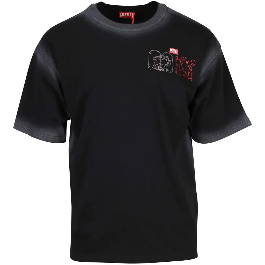 T-shirt with Sword Print